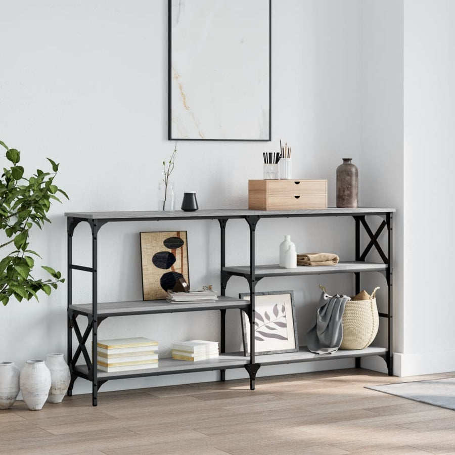Console Table Grey Sonoma Engineered Wood