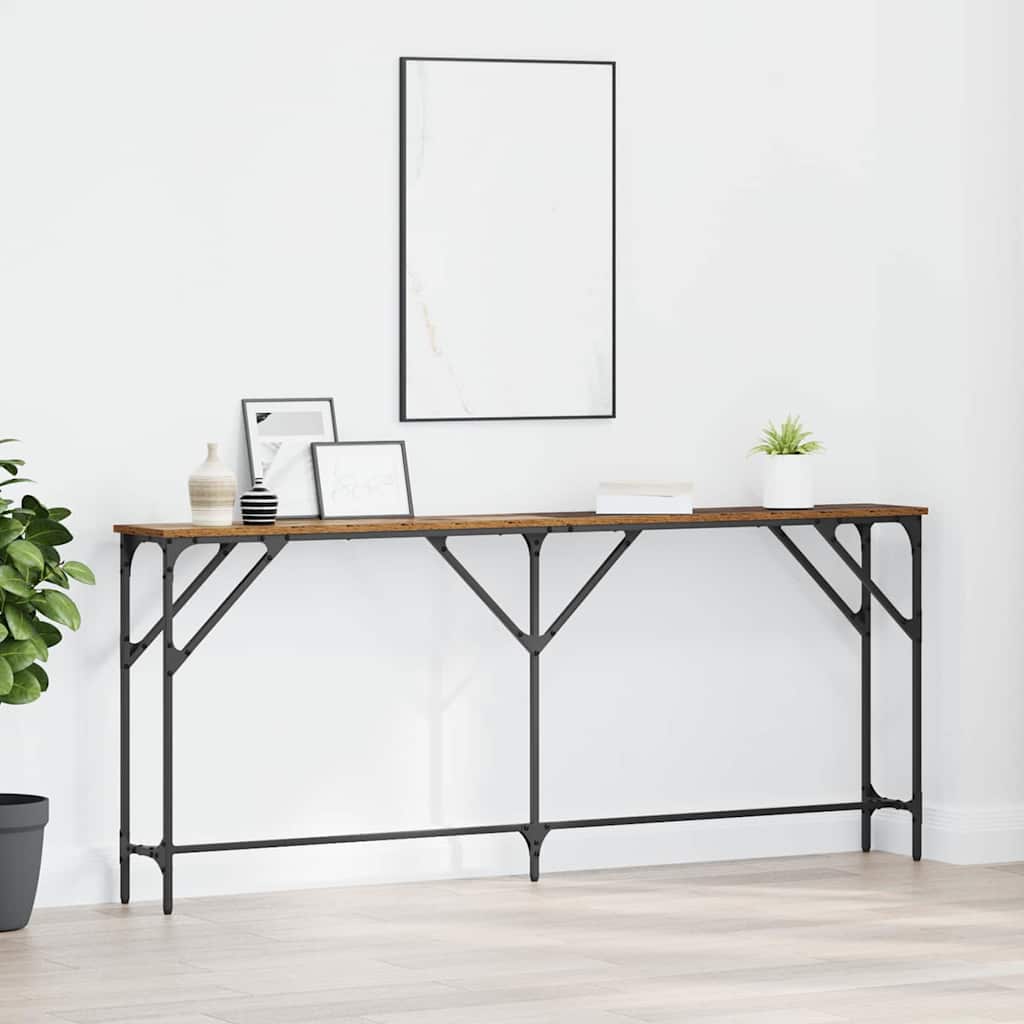 Console Table Old Wood