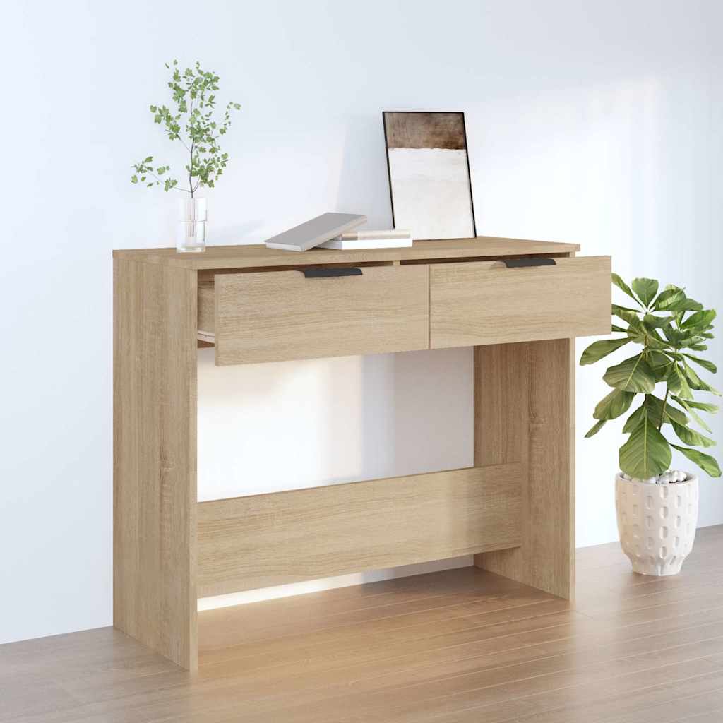 Console Table Sonoma Oak Engineered Wood