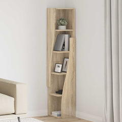 Corner Cabinet Engineered Wood Sonoma Oak