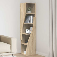 Corner Cabinet Engineered Wood Sonoma Oak