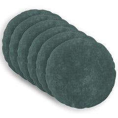 vidaXL Cushion Cover 6 pcs HEERLEN Sea Blue Dia. 60 cm 1