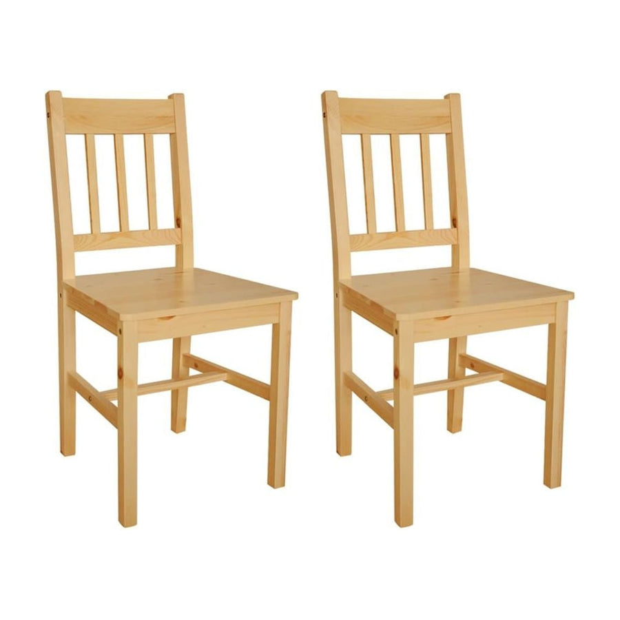Dining Chairs 2 pcs Pinewood