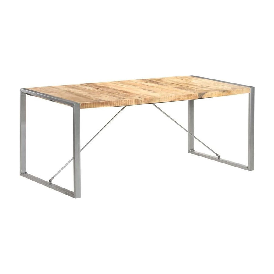Dining Table Solid Rough Mango Wood