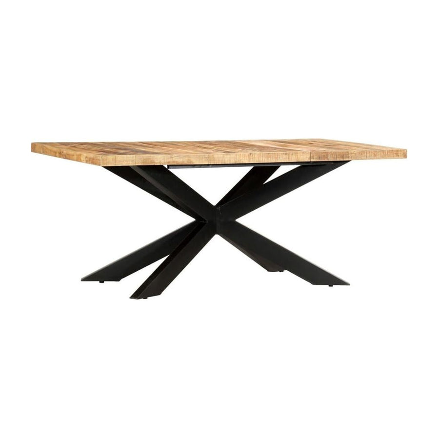 Dining Table Solid Rough Mango Wood