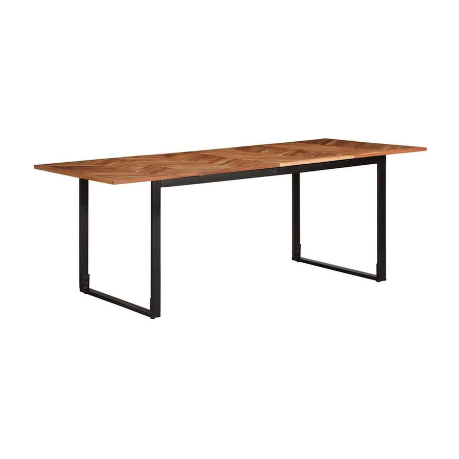 Dining Table Solid Wood Acacia