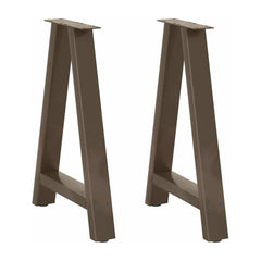 Dining Table Legs A-Shaped 2 pcs Steel