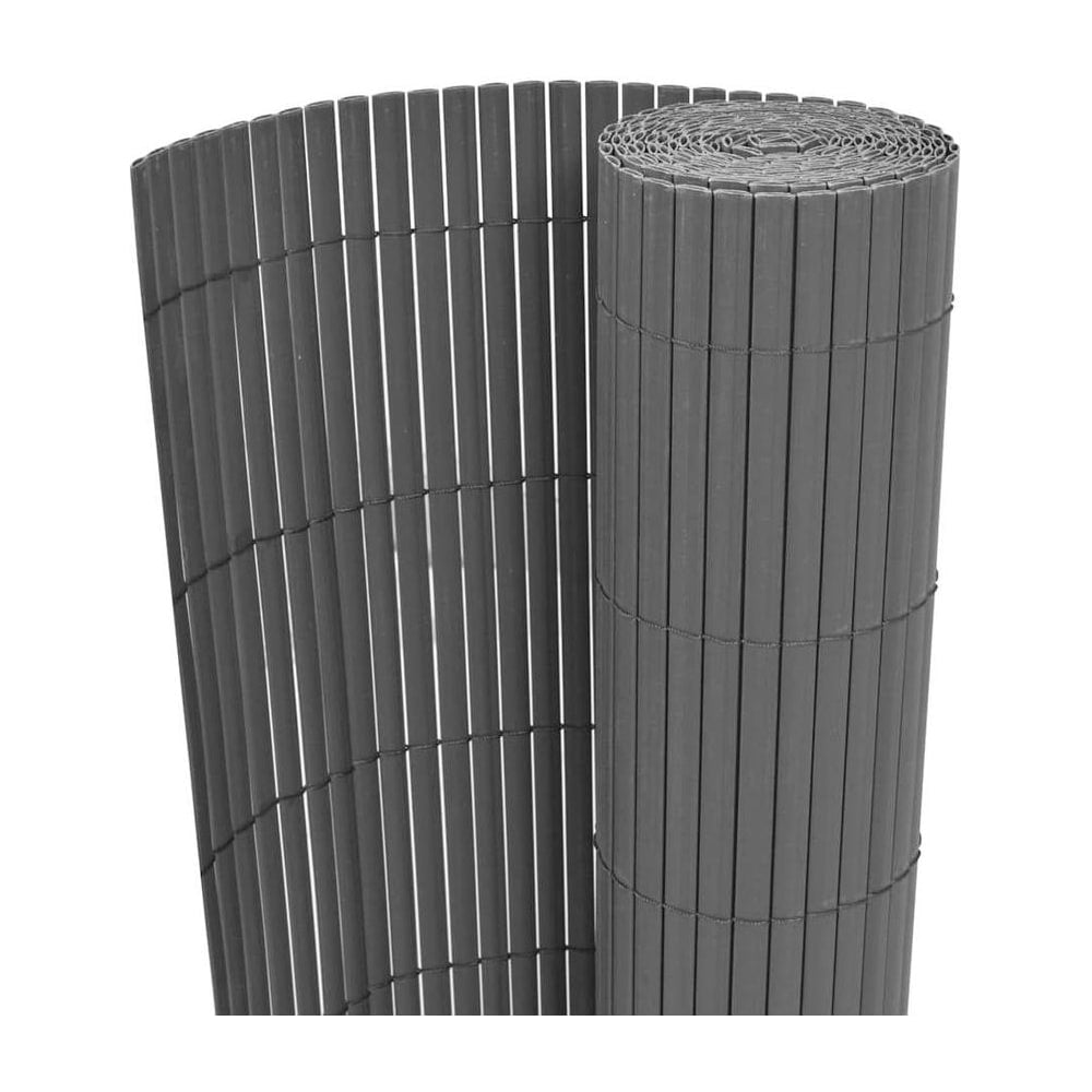 Double-Sided Garden Fence Grey