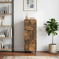 Drawer Cabinet Engineered Wood Smoked Oak