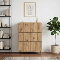 Drawer Cabinet Engineered Wood Artisan Oak
