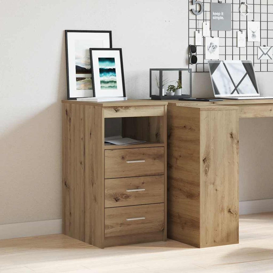 Drawer Cabinet Artisan Oak Engineered Wood