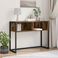 End Table Smoked Oak Engineered Wood