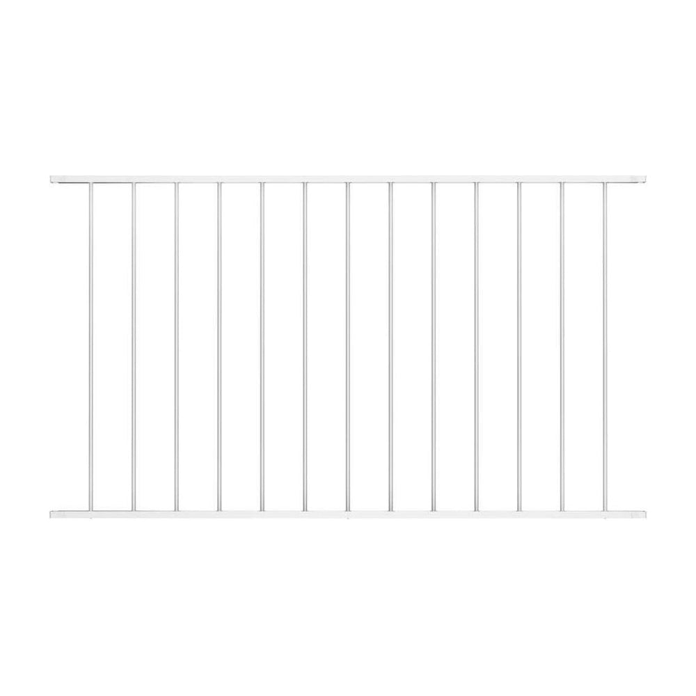 Fence Panel Woerden Powder-coated Steel cmWhite
