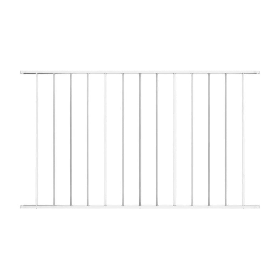 Fence Panel Woerden Powder-coated Steel cmWhite