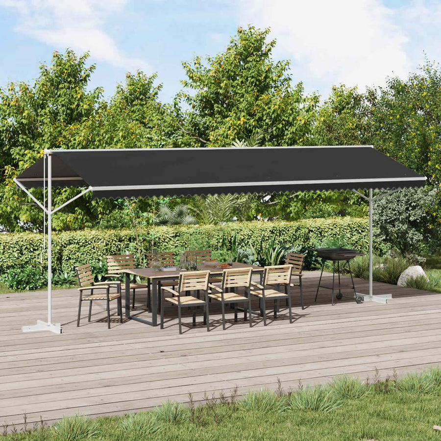 Free Standing Awning Anthracite