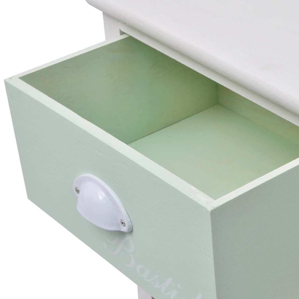 vidaXL French Storage Cabinet 4 Drawers Wood 5