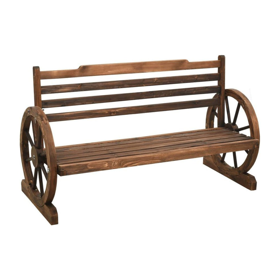 Garden Bench 112 cm Solid Firwood