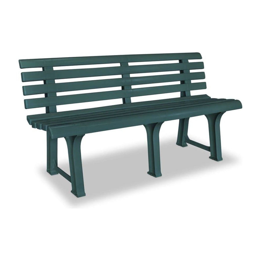 Garden Bench 145,5 cm Plastic Green