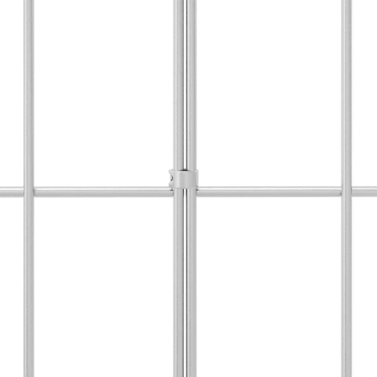 Garden Fence Panel Galvanised Steel Silver image