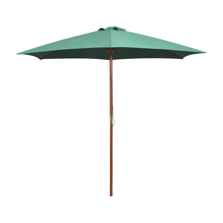 Parasol Wooden Pole Green