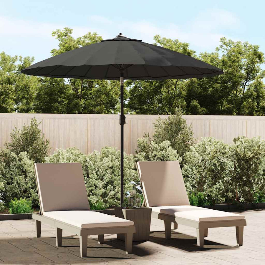 Garden Parasol with Aluminium Pole 250 cm Anthracite
