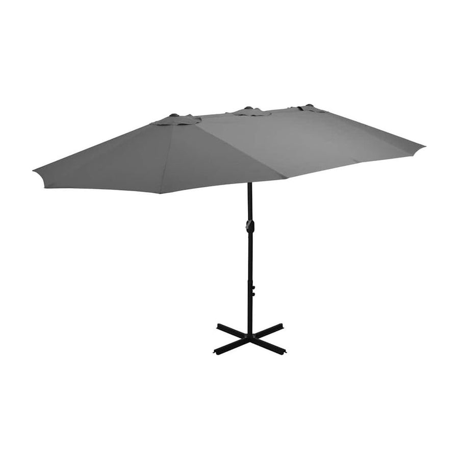 Outdoor Parasol with Aluminium Pole Anthracite