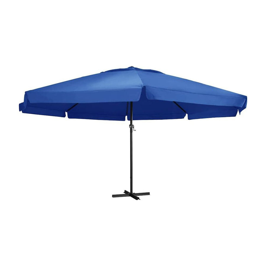Garden Parasol with Aluminium Pole 500 cm Azure Blue