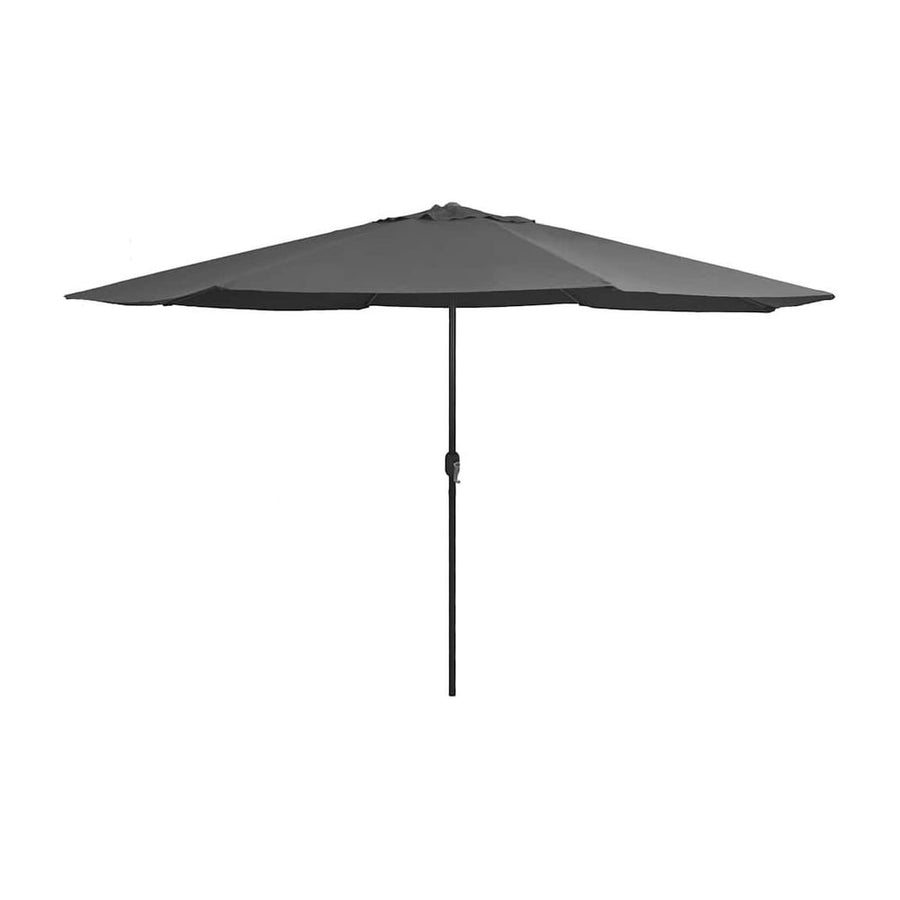 Garden Parasol with Metal Pole 390 cm Anthracite