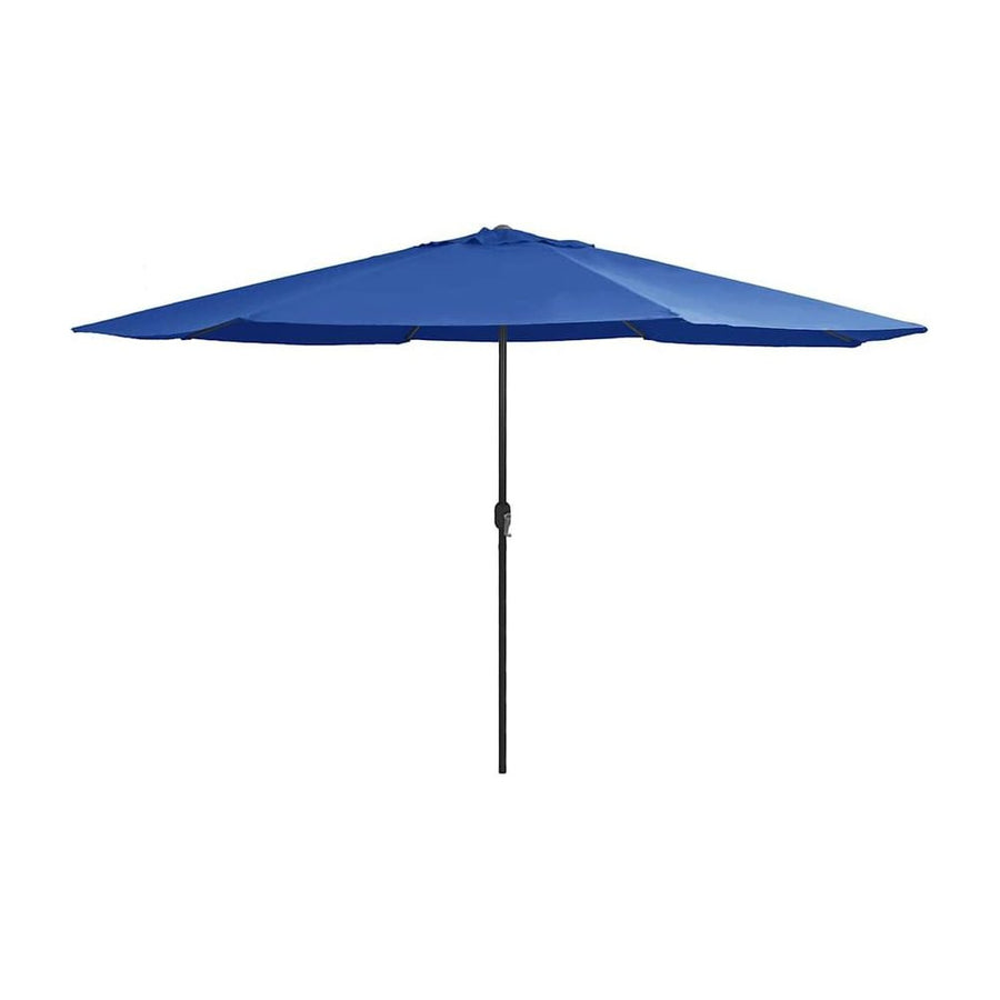 Garden Parasol with Metal Pole 390 cm Azure Blue