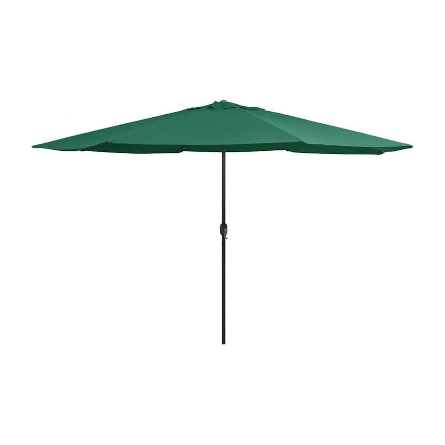 Garden Parasol with Metal Pole 390 cm Green