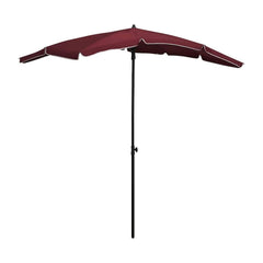 Garden Parasol with Pole Bordeaux Red