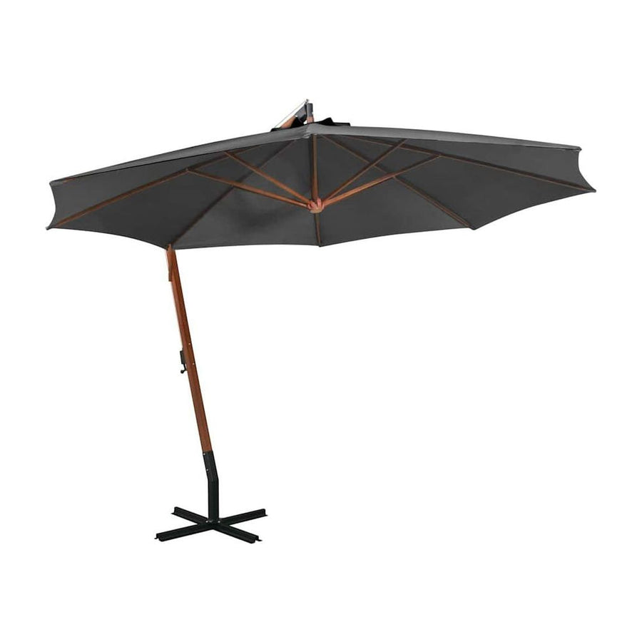 Hanging Garden Parasol with Pole Anthracite