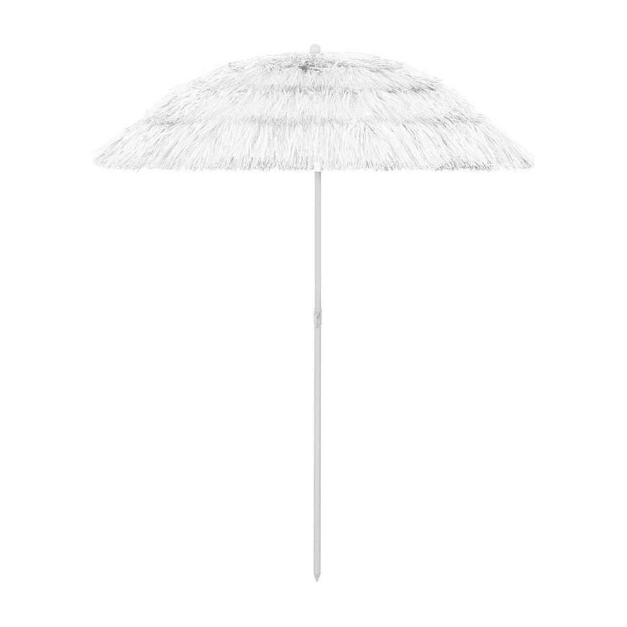 Hawaii Beach Parasol White 180 cm