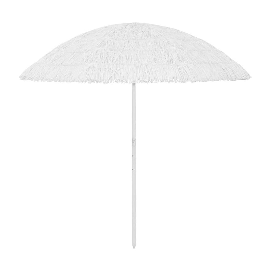 Hawaii Beach Parasol White 300 cm