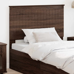 Headboard Brown Oak Engineered Wood