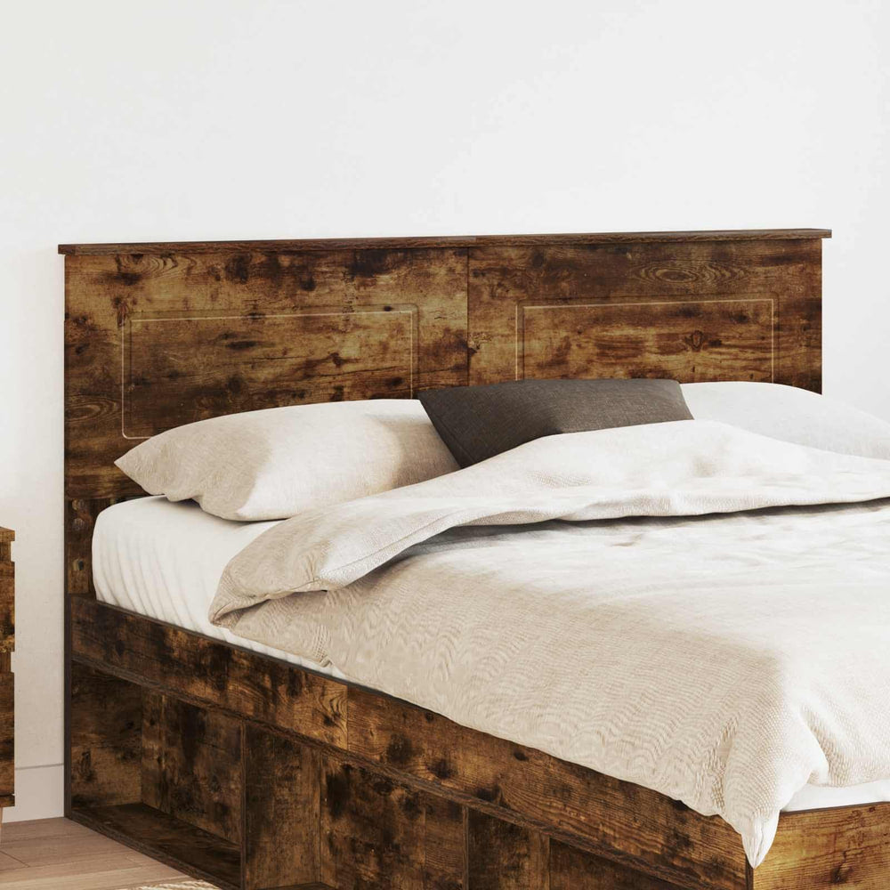 Headboard Smoked Oak Engineered Wood
