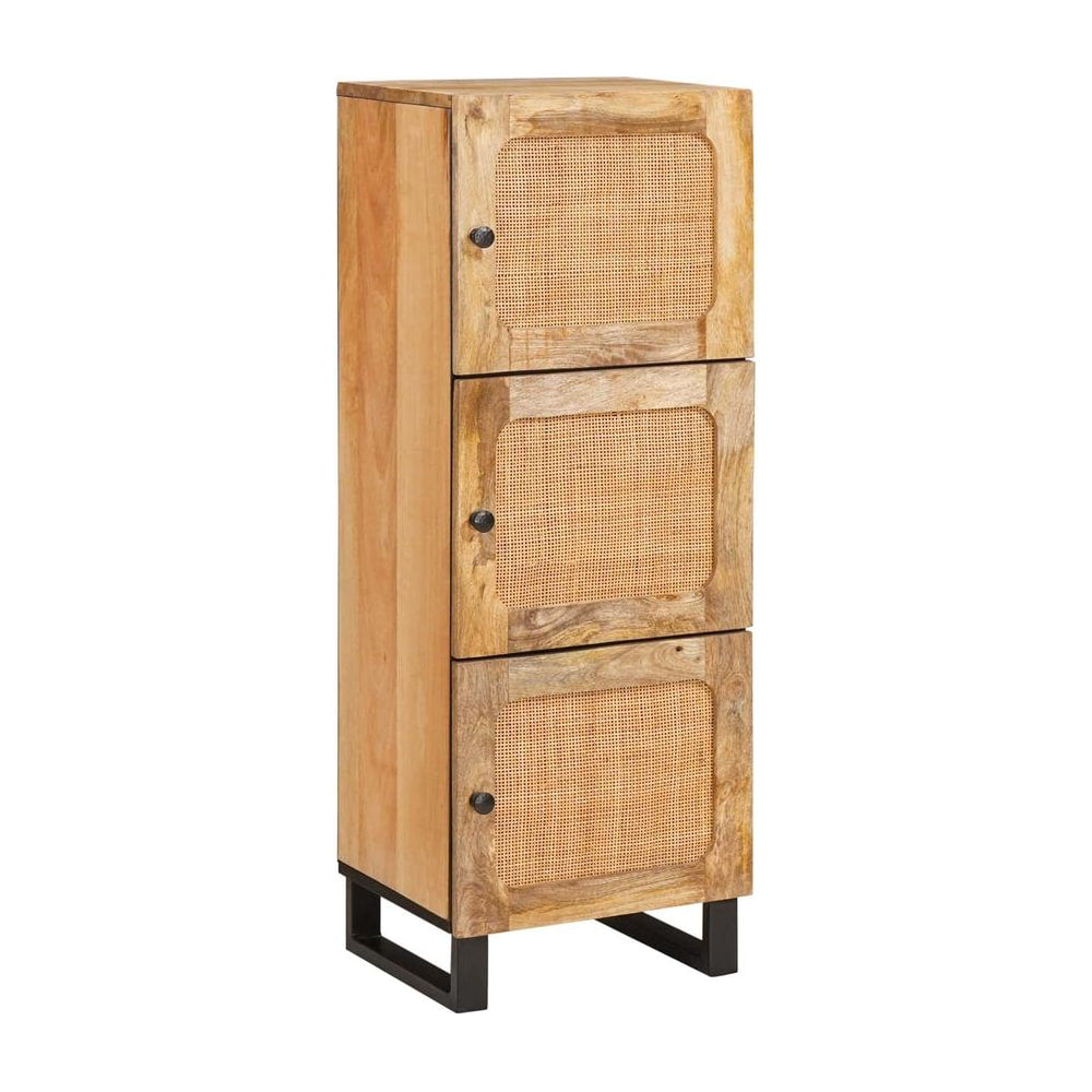 Highboard Brown Solid Mango Wood