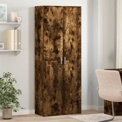 Highboard Smoked Oak Engineered Wood