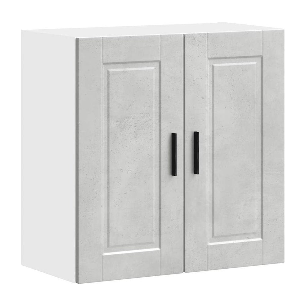 Kitchen Wall Cabinet "Porto" Concrete Grey Engineered Wood