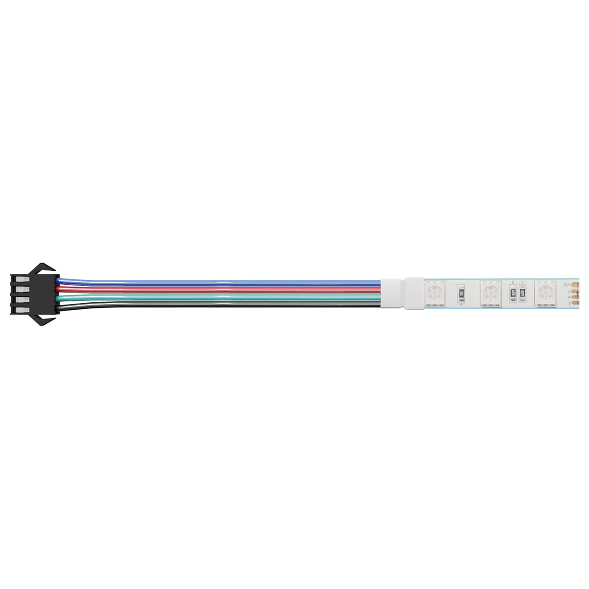 LED Strip Black Copper Plastic