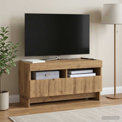 LED TV Cabinet ALKMAAR Artisan Oak