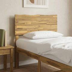vidaXL Live Edge Headboard ROSTOCK Whitewash 100 cm Solid Acacia Wood 1