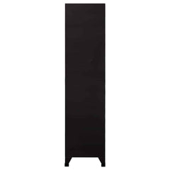 Locker Cabinet Black Steel