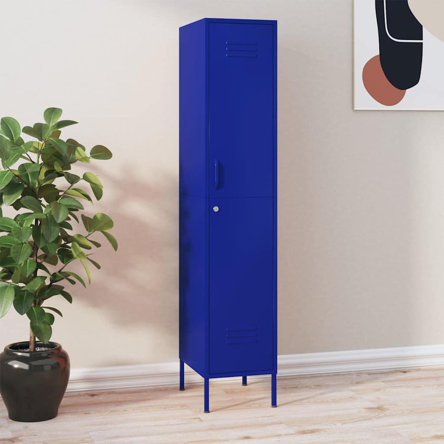 Locker Cabinet Navy Blue