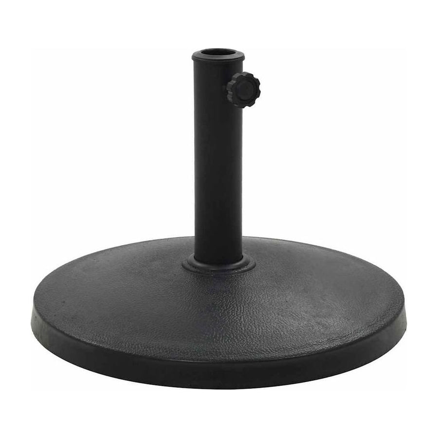 Parasol Base Round Polyresin 10 kg Black