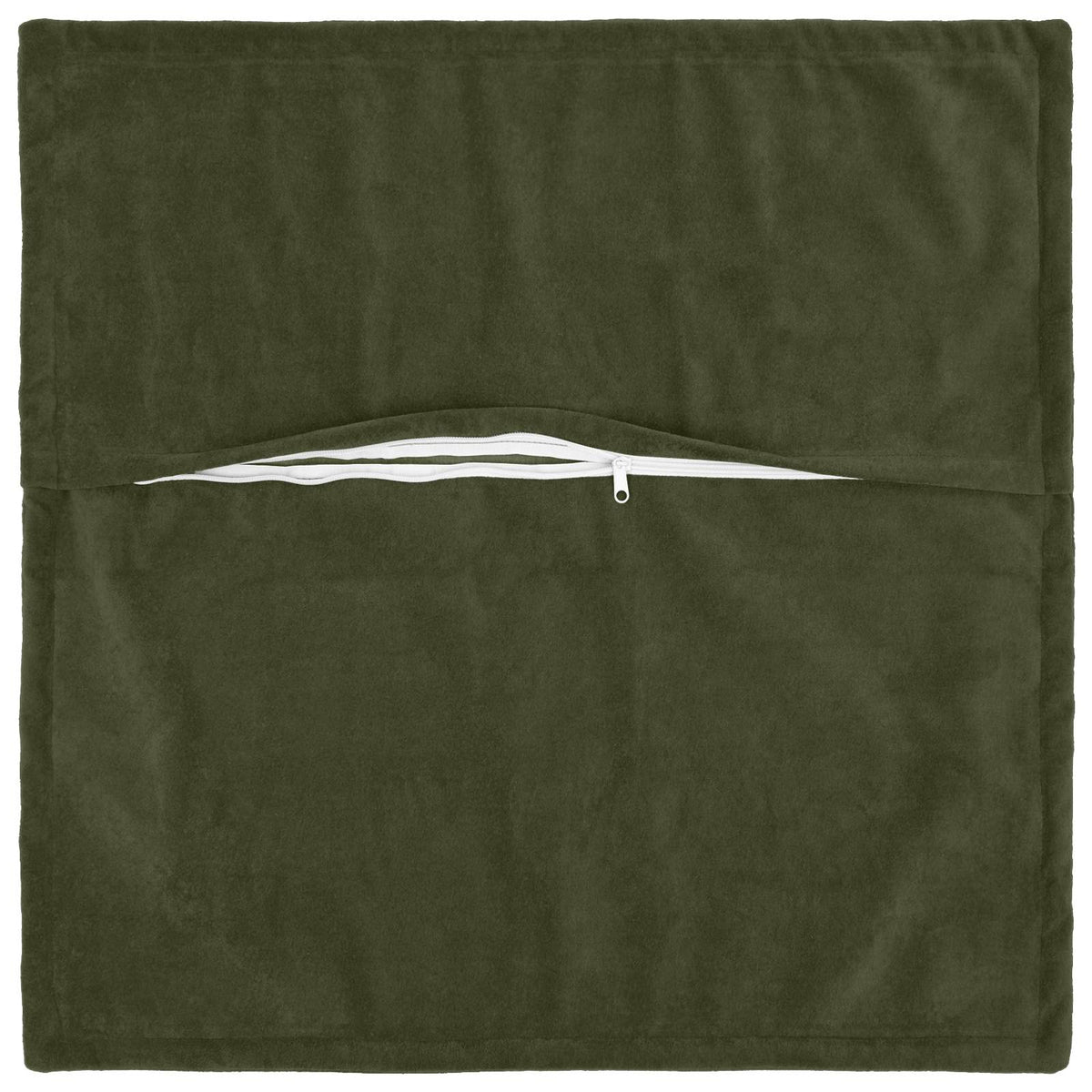 Cushion Cover 6 pcs HOUTEN Green Microfiber Fleece