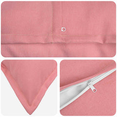 HOUTEN Pink Faux Linen