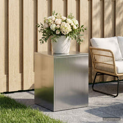 vidaXL Plant Stand Silver 30 x 30 x 40 cm Steel 1