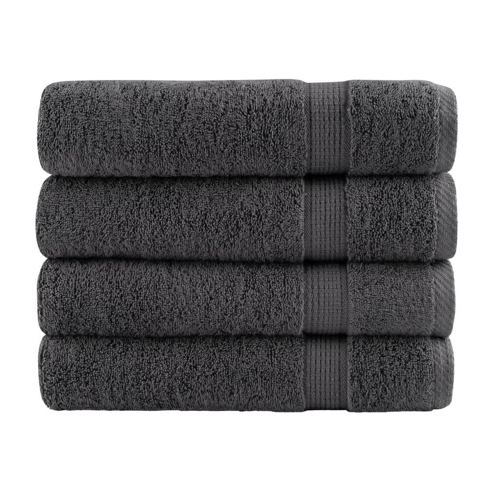 Premium Shower Towels SOLUND 4 pcs Anthracite 600 gsm