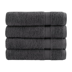 Premium Shower Towels SOLUND 4 pcs Anthracite 600 gsm